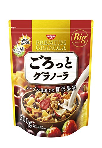 Price comparison product image Nisshin Cisco Gorotto granola luxury fruit 500g