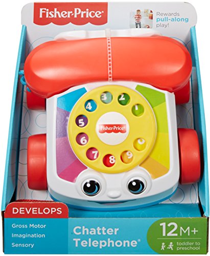 Fisher-Price Mon Téléphone mobile jouet bébé, 12 boutons et 4 couleurs de lumières, pour apprendre les chiffres, les lettres, 12 mois et plus, FGW66 – Image 6