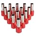Produktbild MASUNN 100Pcs Awg 18 Roter Draht Kupfer Crimp Isoliert Kabel Pin Endklemme