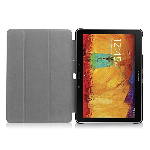 Fintie Samsung Galaxy Note 10.1 2014 Edition / Samsung Galaxy Tab Pro 10.1 T520 T525 Hülle Case – Ultra Slim Lightweight superleicht Stand Smart Shell Schutzhülle Cover Tasche Etui mit Auto Schlaf/Wach Funktion, Rot - 8