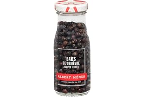 Baies de Genièvre Entières - 100% Naturel, sans Colorants ni Conservateurs - Produit Conditionné en France - Épice Aromatique Idéale pour du Gin - 50g - ALBERT MÉNÈS - lot de 3