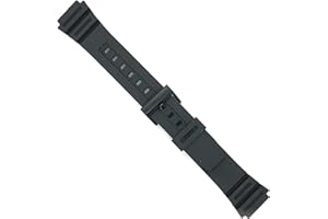 DILOY Pasek do zegarka kompatybilny z Casio AE1200W AE-1300 W-216H AE-1000W SGW-300H (18mm)