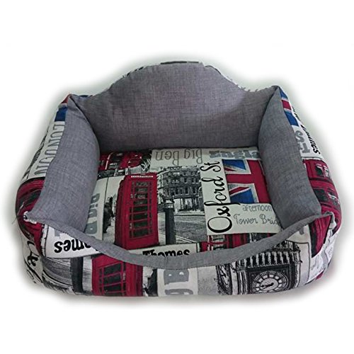 Pet Tribe pt58394 caseta Suave para Perros, London Sofa, Underground, 70 cm