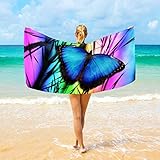 Tamaño: toallas de playa grandes de 188 x 94 cm. Hecho de materiales naturales y libre de productos químicos nocivos o materiales sintéticos, seguro para ti y tu familia, te da la mejor calidad.