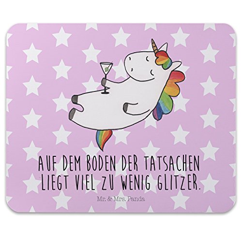 Mr. & Mrs. Panda Mauspad Druck Einhorn Cocktail - 100% handmade in Norddeutschland - Einhorn, Einhörner, Unicorn, Party, Spaß, Feiern, Caipirinha, Rum, Cuba Libre, Sekt, Freundin, Geburtstag, lustig, witzig, Spruch, Glitzer Mouse Pad, Mousepad, Computer, PC, Männer, Mauspad, Maus, Geschenk, Druck, Schenken, Motiv, Arbeitszimmer, Arbeit, Büro Einhorn, Einhörner, Unicorn, Party, Spaß, Feiern, Caipirinha, Rum, Cuba Libre, Sekt, Freundin, Geburtstag, lustig, witzig, Spruch, Glitzer