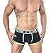 Produktbild Boxershort Btruely Herren Shorts Männer Unterwäsche Boxer Sexy Unterhose (M, Schwarz)