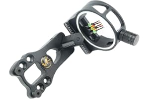 Lvguang Vista Universal del Arco de 5 Pines Ajustable 0.029"Vista de Arco de Fibra Óptica para Arco Compuesto (As Photo, 26.5 cm * 17 cm * 6.2 cm)