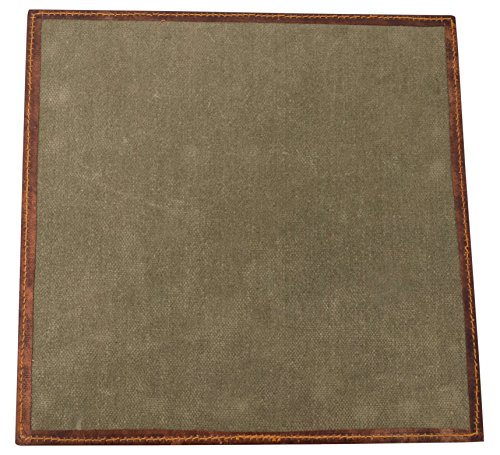 Gusti Leder nature „Torge“ Mauspad Mousepad Mouse Pad Leder Ziegenleder Maus Unterlage Deko Unterlage praktisch vintage Echtes Leder braun A127b - 6