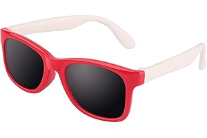 CGID caoutchouc flexible enfants lunettes de soleil polarisées pour bébé et enfants 3-6 ans, K25