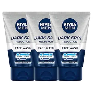 Nivea Dark Spot Reduction Face Wash, 100ml (Pack of 3)