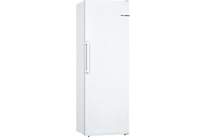 Bosch GSN33FWEV, Serie 4, Freistehender Gefrierschrank, 176 x 60 cm, 225 l Gefrieren, No Frost, Big Box Schublade für großes Gefriergut, Flexibler Innenraum dank Vario Zone, Multi AirFlow, Weiß