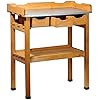 Dobar 29030e Praktischer Pflanztisch Mit 3 Schubladen Und 2 Ablageflchen Aus Imprgniertem Kiefernholz 80 X 40 X 90 Cm