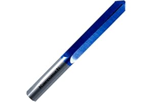 webkaufhaus24 Vollhartmetall Bohrfräser für Schlüsseldienst BLUE-TEC beschichtet Frässtift Fräser 6 mm