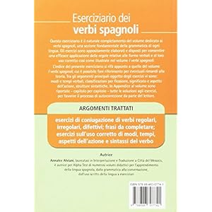 Eserciziario dei verbi spagnoli