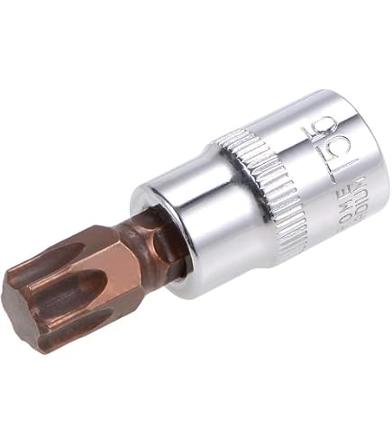 Douille Torx T55 1/2" En Acier S2 - 55mm De Longueur | Pour Clé à Choc, Réparation Auto, Bricolage | Haute Résistance