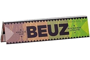 PLUZEN Lot de 10 carnets de feuilles à rouler BEUZ Brown Slim. Carnets de 32 feuilles…