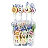100 Lutscher Tri D Aix Rocks Lutscher Frucht a 10g Orginal...