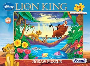 Frank Disney The Lion King 108 Pieces Jigsaw Puzzle for Kids for Age 6 Years Old and Above,Multicolor