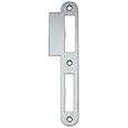 Premium Quality M4TEC ZB7 Gloss Stainless Steel Strike Locking Door Plate - Sturdy, Durable & Easy to Install – Elegant Design – DIN R – Suitable for Single & Double-Turn Interior Flush Door Locks