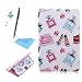 Produktbild MeetLove Hülle für Samsung Galaxy Tab E SM-T560 T561 9.6 Zoll, Ultra Leicht Dünn PU Leder Etui mit Halterung Flip Fall Schutzhülle Tablet Ledertasche mit Kartensteckplatz,Perfume Bottle