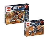 LEGO Star Wars 9491 Geonosian Cannon u 9488 ARC Trooper Battle Pack - Star Wars