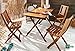 Produktbild SAM® Gartengruppe, 5tlg., Balkongruppe aus Akazienholz, FSC® 100% zertifiziert, 1 x Tisch + 4 x Stuhl, Garten-Tischgruppe, massives Holz, klappbar, Sitzgruppe aus Akazien-Holz [521249]