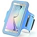 Produktbild Blau Outdoor Running Gym Sport Armband Fall für iPhone 7/6S/Samsung Galaxy S7/S6/S6 Edge/A3 J3/LG K4/HTC 10/Motorola Moto E 4 G/BLU Win 4,5/BLU Win HD 12,7 cm 4 G