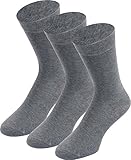 Elegant Mens Gentle Grip Plain Super Soft Bamboo Socks, Size UK 6-11