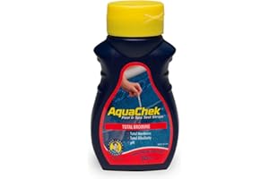 AquaChek RED Strips Test: Total Bromine, pH, Total Alkalinity, Total Hardness