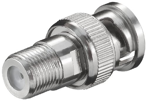 10 Stück Wentronic WE 3016 (F-jack<>BNC-plug) Adapter:Kupplung>BNC-Stecker