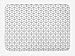 Produktbild BABIQQ Abstract Bath Mat, Minimalist Cubes in Trippy Simplistic Geometric Square Shapes Modern Graphic, Plush Bathroom Decor Mat with Non Slip Backing, 23.6 W X 15.7 W Inches, Black White