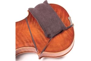 Faxx Violin Shoulder Pad - Thick Cut Pad with Elastic Attachment Straps (Used with Any Violin Size)