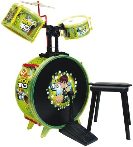 Reig Ben 10 Drum Set with Stool (3 Pieces)