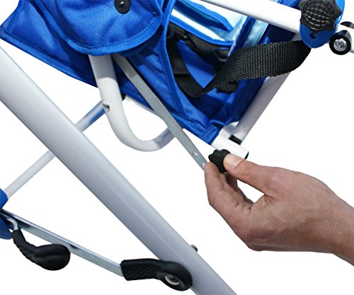 Clamaro 4 in 1 Babyschaukel ‚SWING‘ in 6 Motiven – Indoor Baby Schaukel, Wippe, Liege und Hochstuhl in einem, Sicherheitsgurt mit Bügel, gepolsterter Sitz, kompakt zusammenklappbar - 7