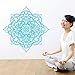 Produktbild Ajcwhml Wandtattoo Mandala Blume Yoga Ornament Wandaufkleber Indian Home Decoration Wandbild Kunst Wohnzimmer Vinyl Aufkleber 57x57cm