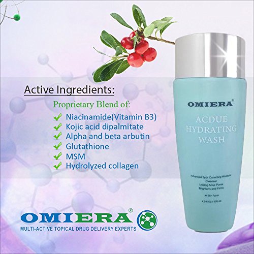 Akne, Aknenarben Behandlung, Gesichtsreiniger, Acdue, Von Omiera Labs, 120 ml - 4