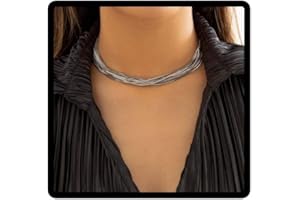 Clataly Chunky Sphere Pendant Necklace Exaggerated Multi-layer Statement Necklace Bracelets Thick Chains Jewelry for Women Girls