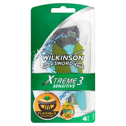 Wilkinson Sword Xtreme 3 Sensitive Disposable Razors - 4-Pack