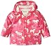 Hatley Baby Girls 0-24m Classic Horses Raincoat, Pink, 18-24 Months