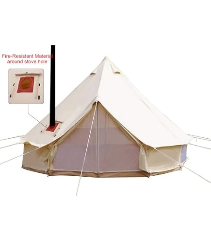 VEVOR Tenda a Campana Tenda Yurta Diametro 7m. Tenda Glamping Tenda di