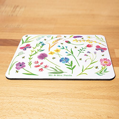Mr. & Mrs. Panda Mauspad Druck Frühling – 100% handmade & handbedruckt – Frühling, Jahreszeit, Blumen, Mouse Pad, Mousepad, Computer, PC, Männer, Mauspad, Maus, Geschenk, Druck, Schenken, Motiv, Arbeitszimmer, Arbeit, Büro Frühling, Jahreszeit, Blumen, - 3