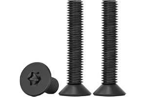 Drenky Torx Skruv M4 X 30 mm 20 Styck Sänkt Huvud Skruv Svart Sänkt Huvud M4 Rostfritt Stål M4 Skruv Mot Rost Full Gänga Meka