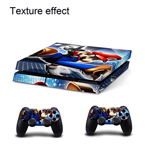 Preisvergleich Produktbild Wasserdichte Körper-Vinylhaut-Aufkleber-Abziehbil... für PS4-Konsolen-Controller (Farbe: Bunt)