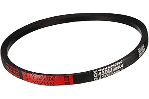 sourcing map Correa Trapezoidal de Accionamiento V, Circunferencia interior 430mm, O430 Modelo, Correa de Transmisión de Goma de Potencia Industrial