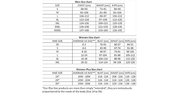 nike man size