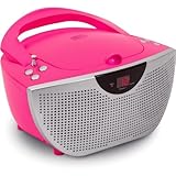 Such-und Vorspulfunktion BigBen Tragbares CD/Radio CD55 Kids Pink