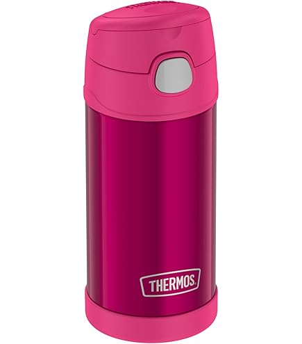 JARLSON Charli Kinderwaterfles met rietje, geïsoleerde roestvrijstalen waterfles, thermosfles, voor meisjes en jongens