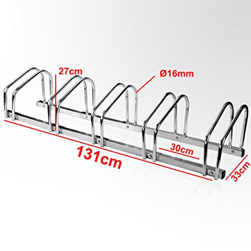Fahrradständer für 2, 3, 4 oder 5 Fahrräder aus Stahl - 4