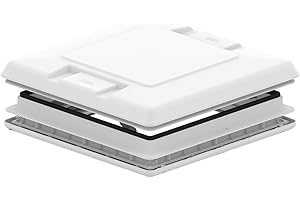 Fiamma - Ventana Vent, 50 Blanca, 50 x 50 cm, mosquitera Opaca de Serie Camper Caravan - 75120.10