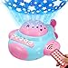 Produktbild TOYMYTOY Projektor Licht Sternenhimmel Nachtlicht Baby Kinder LED Projektorlampe mit Musik Schlafzimmer Dekoration Pädagogisches Spielzeug Flugzeug (Rosa)